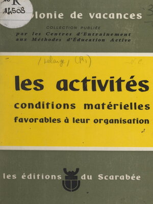 cover image of Les activités